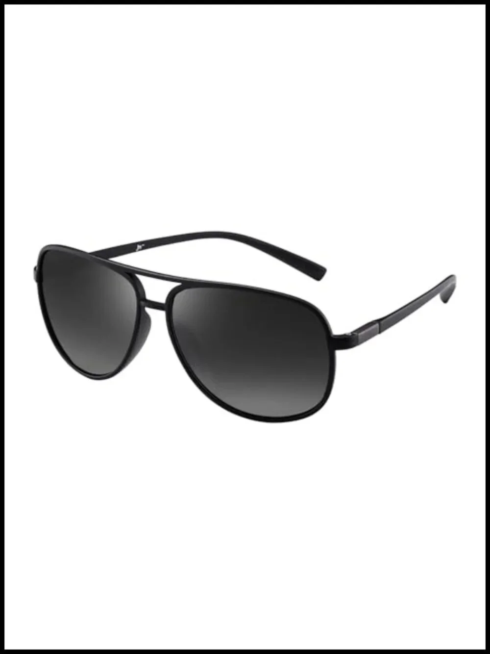 Retro Polarized Aviator Sunglasses TR90 Temples UV400 Protection Lightweight